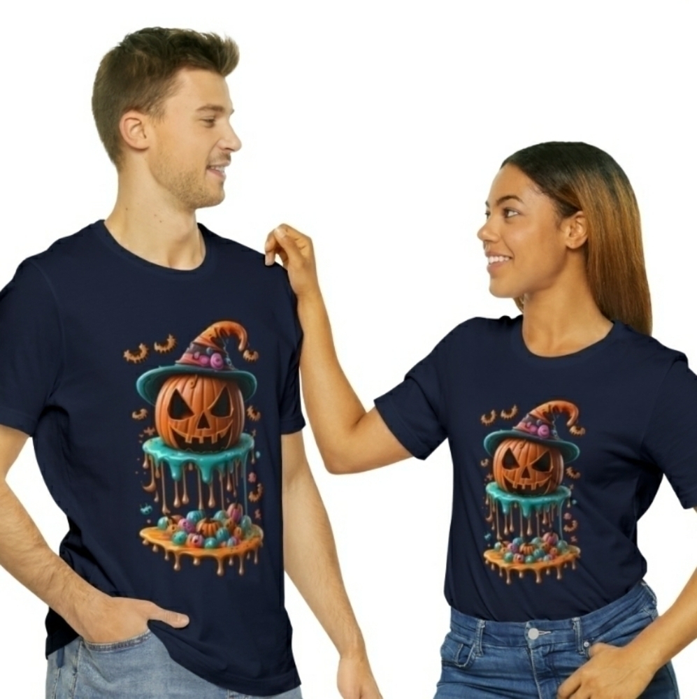 Gnome Witch OR Melting Pumpkin Halloween Tee